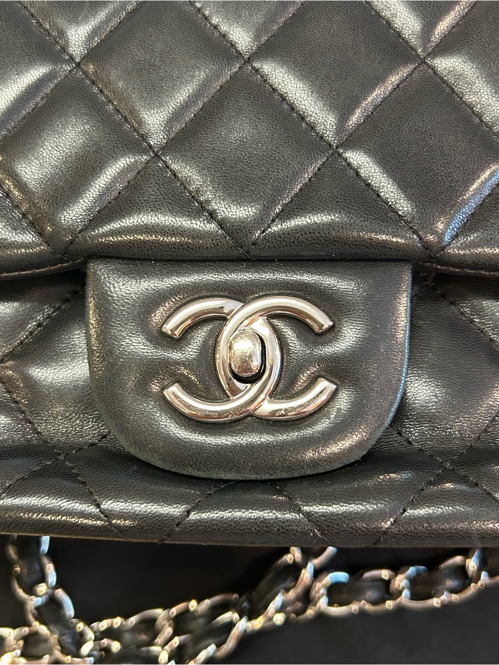 CHANEL Iconic Classic Double Flap Quilted Lambskin Bag - Picture 16 of 16